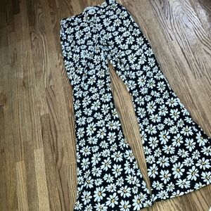 Flare floral leggings